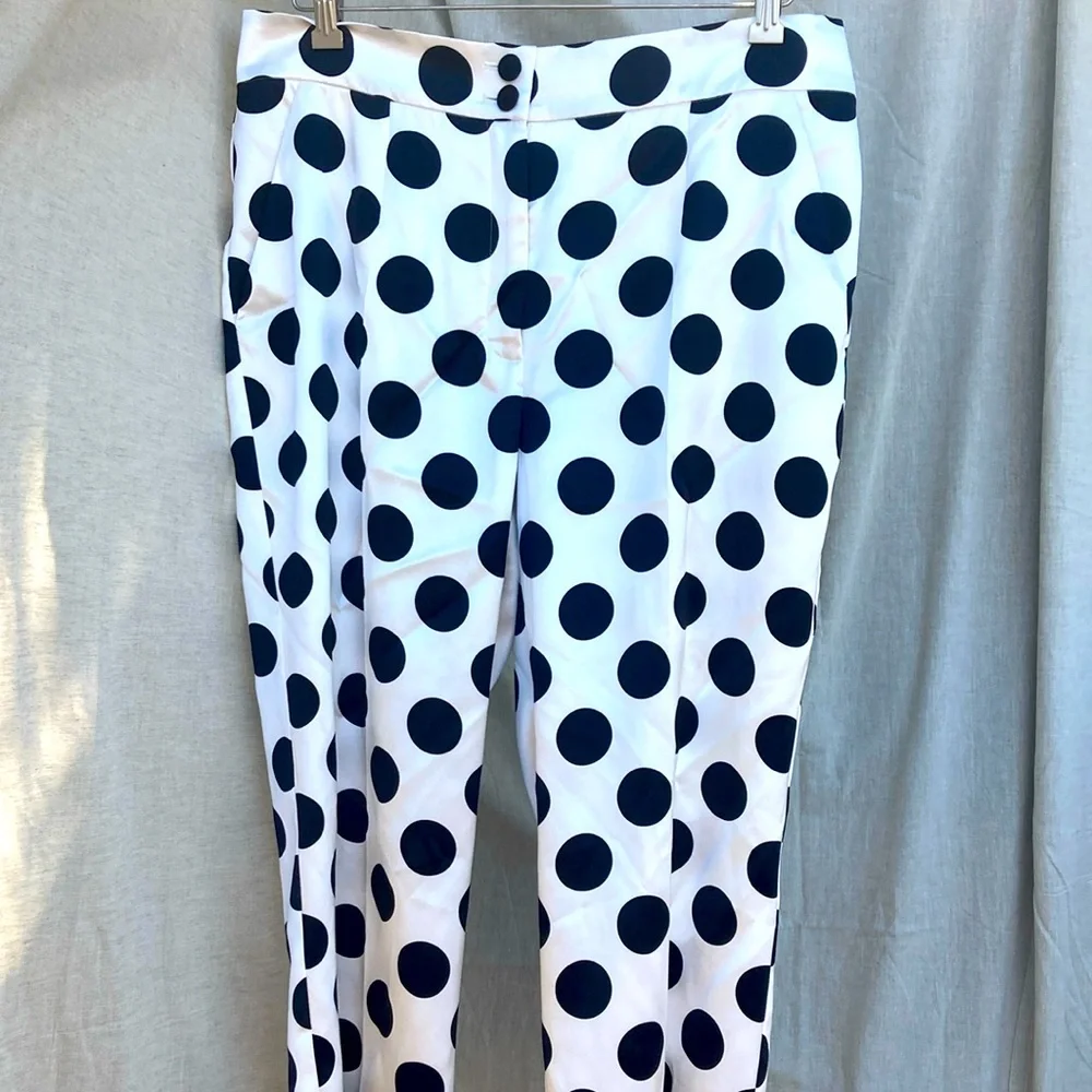 Dolce Gabbana capri silk pants NWT 50 14 XL - Picture 2 of 8